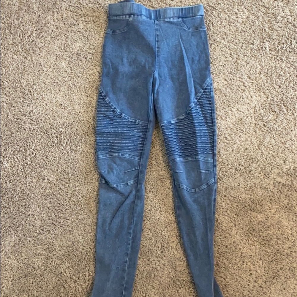 High waisted jeggings